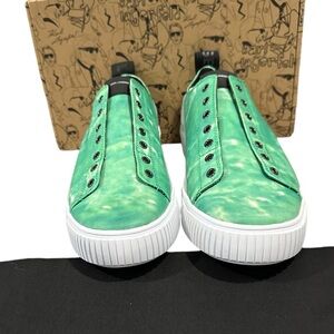 Men's Karl Lagerfeld Sneakers Green White Size 10.5